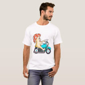 Paddenstoel als motorfiets t-shirt (Voorkant volledig)