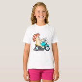 Paddenstoel als motorfiets t-shirt (Voorkant volledig)
