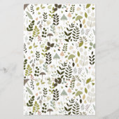 Paddenstoel Baby shower Baby Trivia (Achterkant)