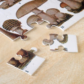  paddenstoel — Botanische afdrukken Legpuzzel (Zijkant)