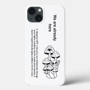 paddenstoel buitenaardse iPhone 13 hoesje