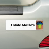 paddenstoel bumpersticker (Op auto)