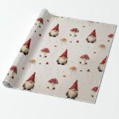 Paddenstoel Cadeaupapier (Uitgerold)