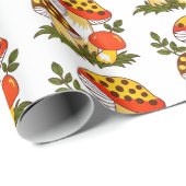  paddenstoel cadeaupapier (Rol Hoek)