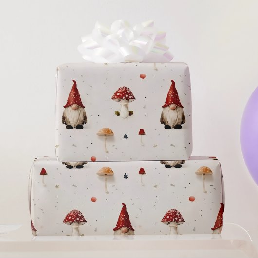 Paddenstoel Cadeaupapier