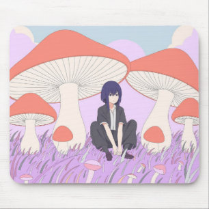 Paddenstoel Cottagecore Anime Muismat