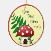 Paddenstoel eerste Ornament thuis (Links)