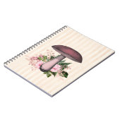  paddenstoel en Floral Compilation Notitieboek (Linkerzijde)