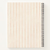  paddenstoel en Floral monogram Notitieboek (Achterkant)