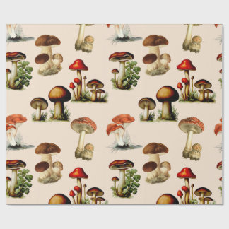  paddenstoel en schimmelkunst cadeaupapier