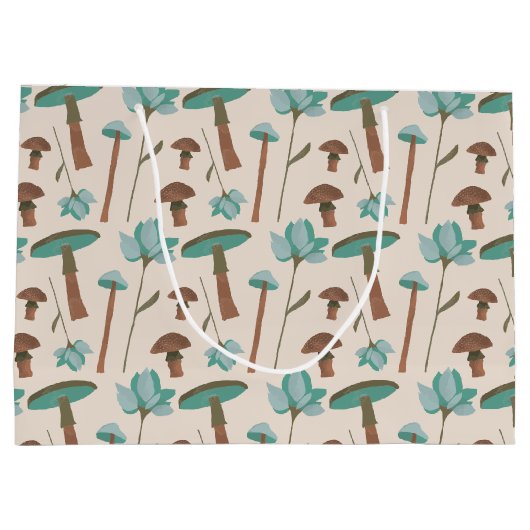 Paddenstoel Enchanted Forest Cottcore Groot Cadeauzakje (Achterkant)