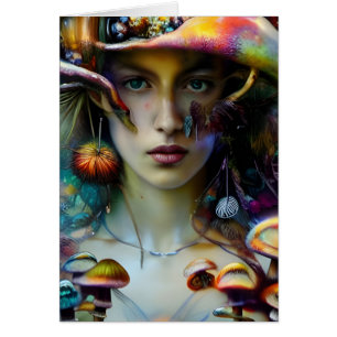 Paddenstoel Fantastische vrouw alle keren leeg