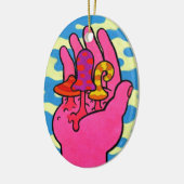 paddenstoel Gloom #3 Keramisch Ornament (Links)