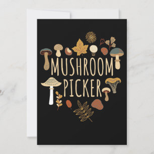 paddenstoel Hunter Mushrooms Picker Bedankkaart