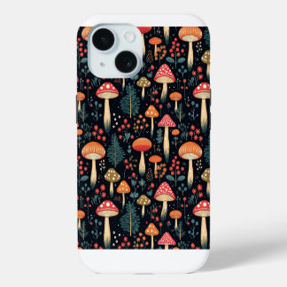 paddenstoel iPhone 15 hoesje