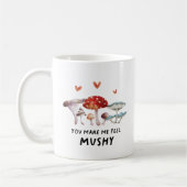 Paddenstoel Je maakt me papperig grappig Koffiemok (Links)