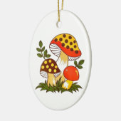  paddenstoel keramisch ornament (Links)