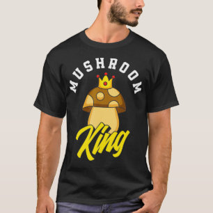 paddenstoel King Mushroom Hunter Fungi Foraging Fu T-shirt