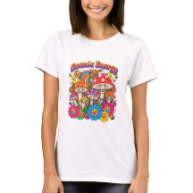 Paddenstoel Kosmische Energie T-shirt