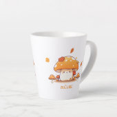 paddenstoel latte mok (Rechterhoek)