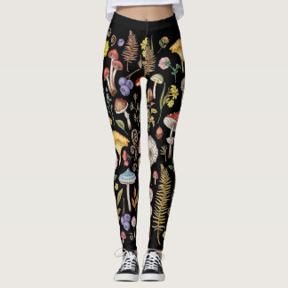 paddenstoel, Magische paddenstoel, Natuur Lover pa Leggings