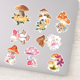 Paddenstoel op maat gesneden vinyl sticker