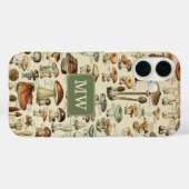 paddenstoel op maat monogram Case-Mate iPhone case (Achterkant (horizontaal))
