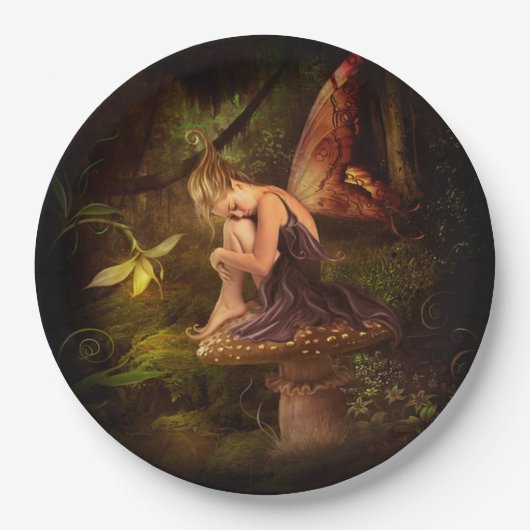 paddenstoel papieren bordje (Voorkant)