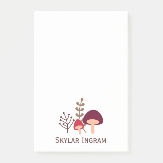 Paddenstoel Post-it® Notes (Voorkant)