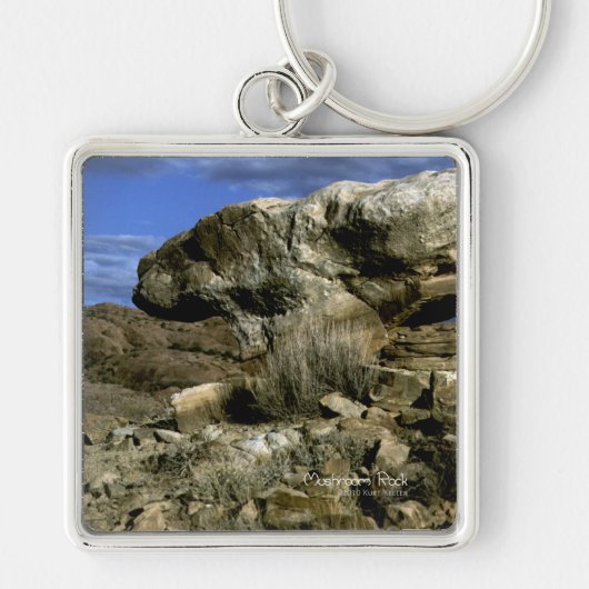 paddenstoel Rock Sleutelhanger (Voorkant)