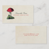 Paddenstoel Rood  Visitekaartje (Voorkant / Achterkant)