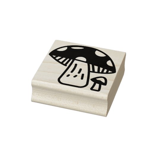 paddenstoel 	rubberstempel (Stempel)
