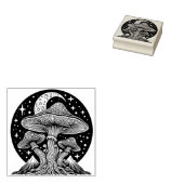 Paddenstoel Rubberstempel (Gestempeld)