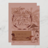 paddenstoel save the date (Voorkant / Achterkant)