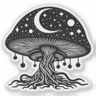 paddenstoel sticker