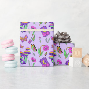Paddenstoel Tarot Levendig Psychedelisch Esoterisc Cadeaupapier