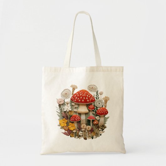 paddenstoel tote bag (Voorkant)