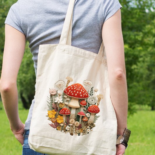 paddenstoel tote bag