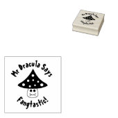 Paddenstoel Vampire Fangtastic Rubber Stempel (Gestempeld)