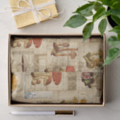  paddenstoel voor ontkoppeling tissuepapier (Geschenk)