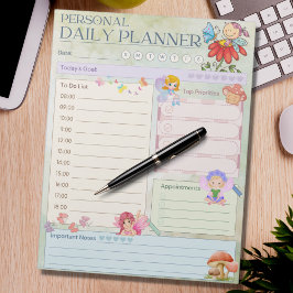 Paddenstoel voor persoonlijke daily Planner Fairy Notitieblok