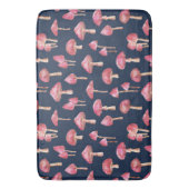 Paddenstoel Waterverf Patroon Badmat (Voorkant Verticaal)