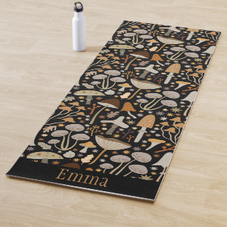 Paddenstoel Woodland Forest Cottagecore Patroon Yogamat