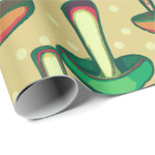 Paddenstoelachtergrond Cadeaupapier (Rol Hoek)