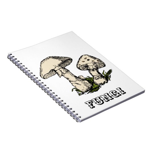 Paddenstoelafbeelding Notitieboek (Rechterzijde)