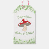 PaddenstoelBaby shower Cadeaulabel (Voorkant)