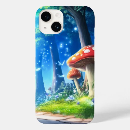 paddenstoelbos Case-Mate iPhone case (Achterkant)