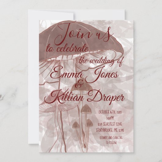 paddenstoelbos kaart (Voorkant)