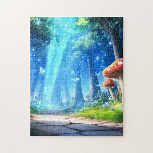 paddenstoelbos legpuzzel (Verticaal)