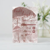 paddenstoelbos RSVP kaartje (Staand voorkant)